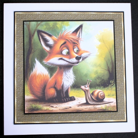 Fox & Snail  by Marion Kimberley-Scott