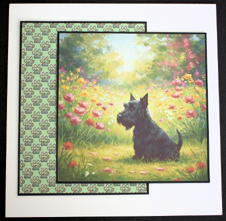 Pretty Garden Pups 12 by Marion Kimberley-Scott