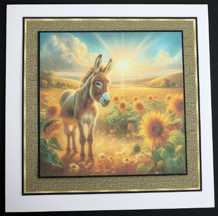 Sunflower Donkey  by Marion Kimberley-Scott