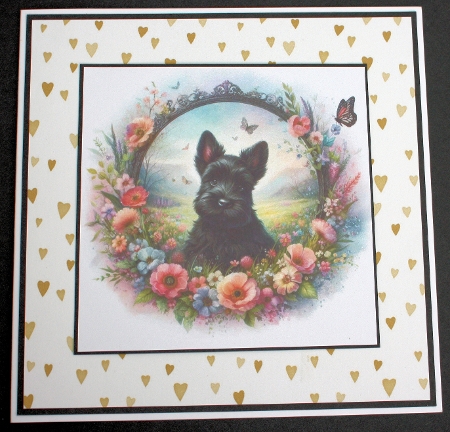 Floral Flutterby Pups 12 by Marion Kimberley-Scott