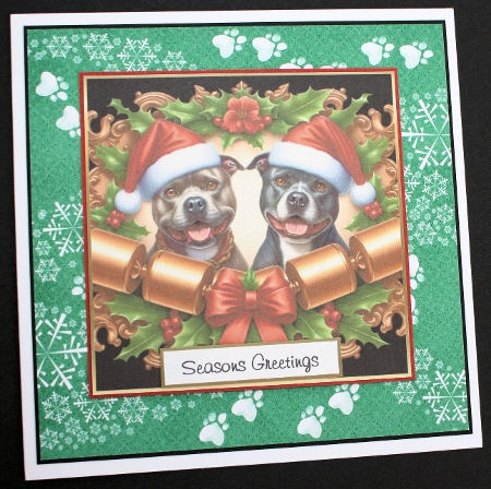 cracker dog toppers staffies by Marion Kimberley-Scott