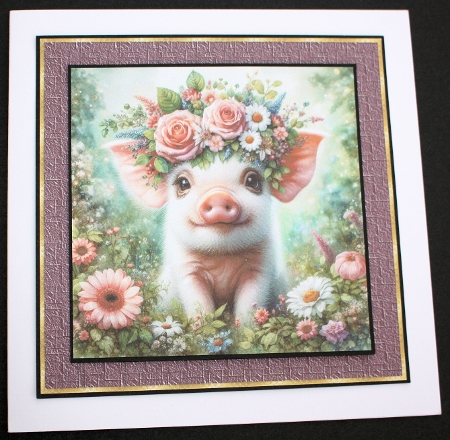 Floral Pigs  by Marion Kimberley-Scott