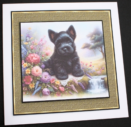 Floral Waterfall Pups 12 by Marion Kimberley-Scott