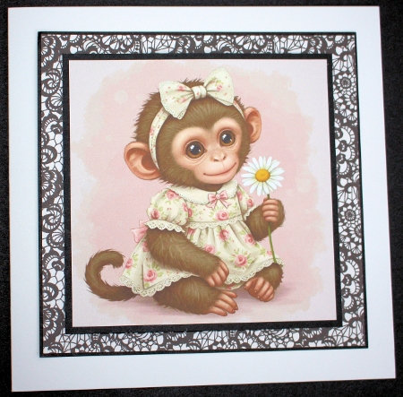 Cute Monkey by Marion Kimberley-Scott