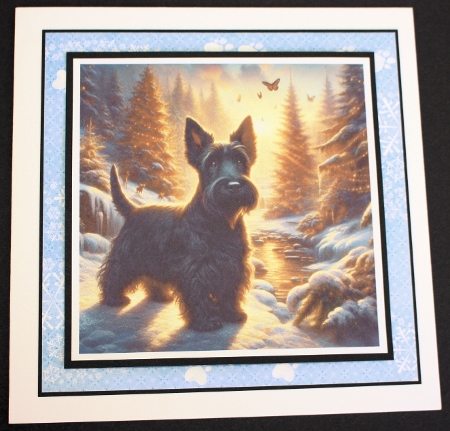 Enchanted Winter Forest Dogs 11 by Marion Kimberley-Scott