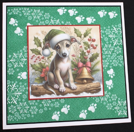 Christmas Log Pups 2 by Marion Kimberley-Scott