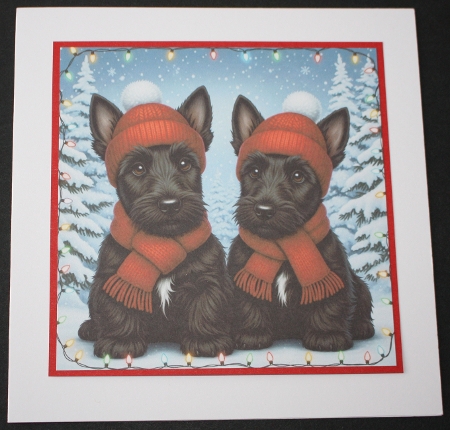 Snow Terriers  by Marion Kimberley-Scott