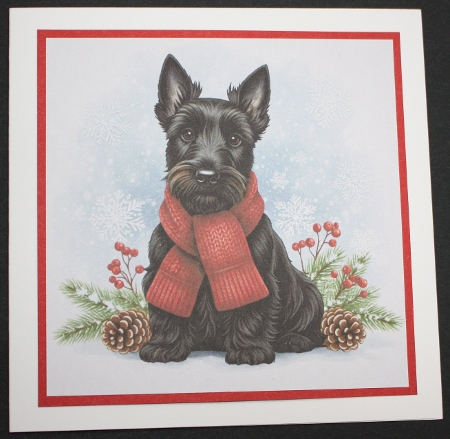 Winter Scarf Dogs 5 by Marion Kimberley-Scott