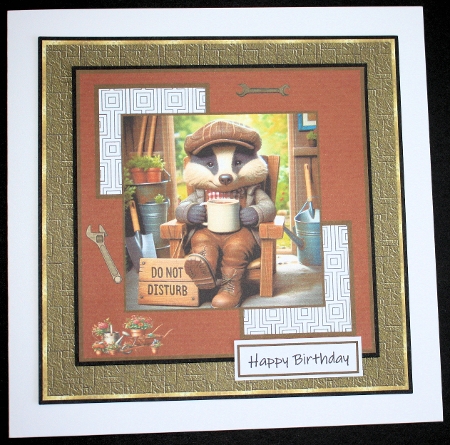 do not disturb badger by Marion Kimberley-Scott