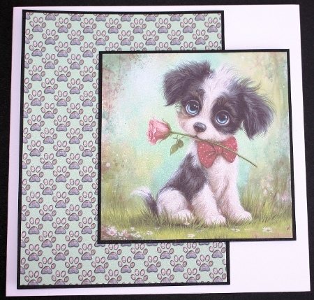 Cute Little Shabby Dog - Illustrations for Cards, Mini kits & Designers by Marion Kimberley-Scott