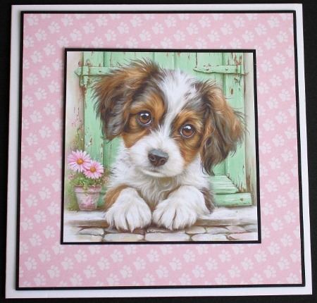 Cute Little Shabby Dog 1 - Illustrations for Cards, Mini kits & Designers by Marion Kimberley-Scott