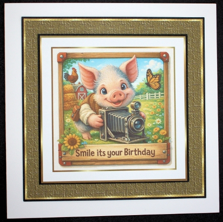 piggy says smile by Marion Kimberley-Scott