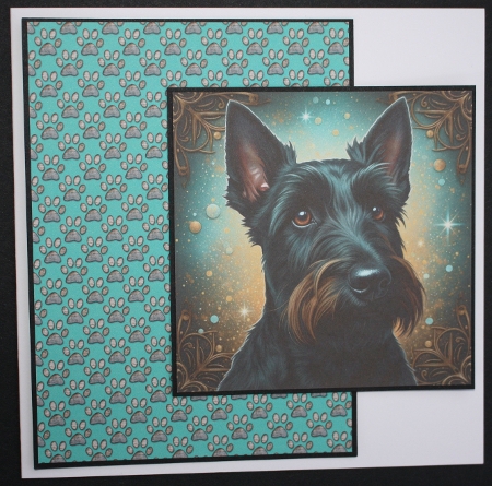Teal sparkle 4 by Marion Kimberley-Scott