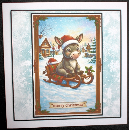 christmas donkey by Marion Kimberley-Scott