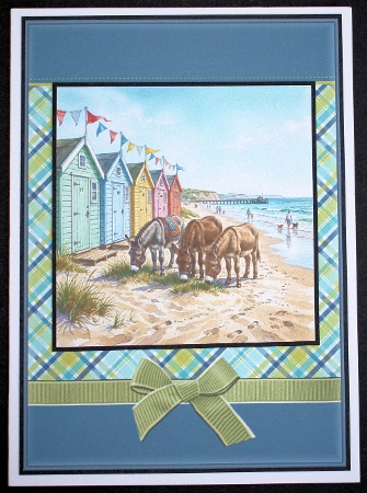 Seaside donkeys by Marion Kimberley-Scott