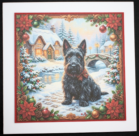 Festive dogs 3 by Marion Kimberley-Scott