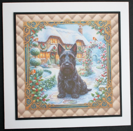 Quilted Festive Dogs 4 by Marion Kimberley-Scott