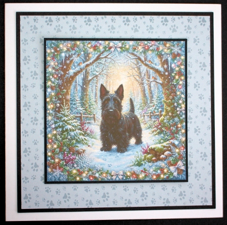 Christmas forest 5 by Marion Kimberley-Scott