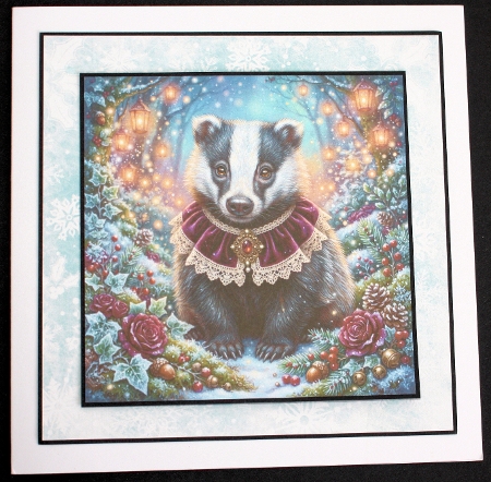 Winter badger  by Marion Kimberley-Scott