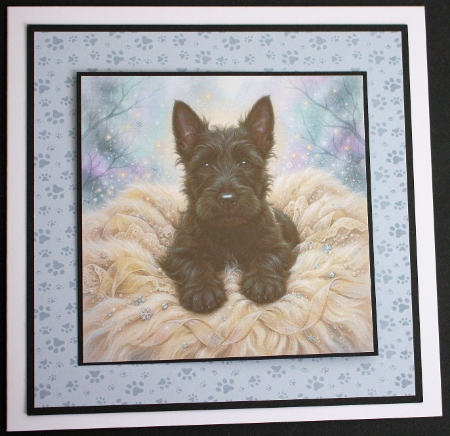 Dreamy snowflake pups 4 by Marion Kimberley-Scott