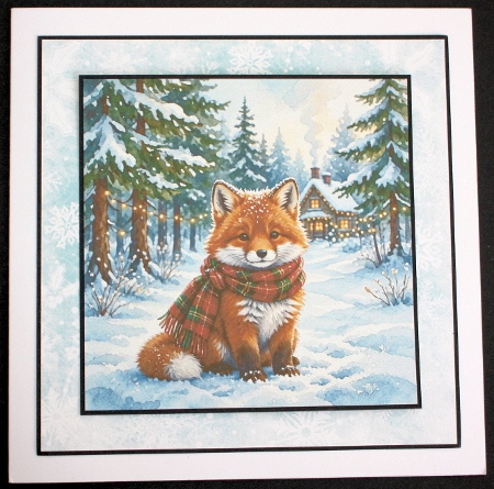Festive fox by Marion Kimberley-Scott