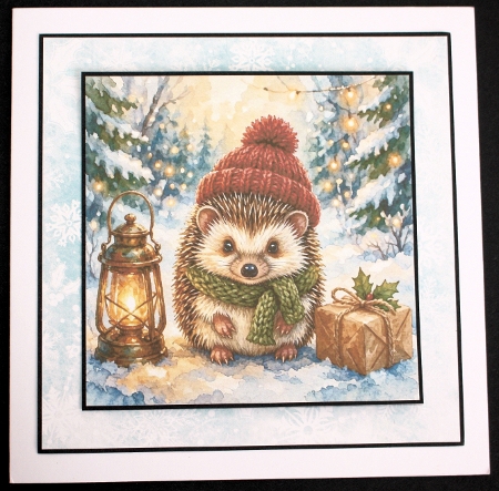 Festive hedgehog  by Marion Kimberley-Scott