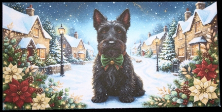 Christmas Wish —  Money Wallet Scottie  by Marion Kimberley-Scott