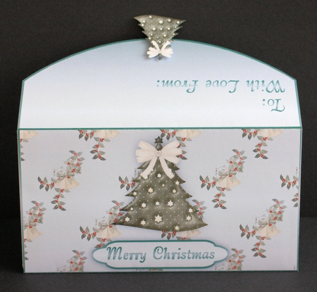 Christmas Tree in Green Money and Gift Voucher Wallet by Marion Kimberley-Scott