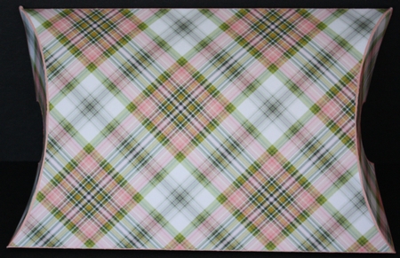 Pretty Plaid Pillow Box by Marion Kimberley-Scott