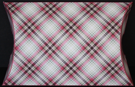 Pretty Plaid Pillow Box by Marion Kimberley-Scott