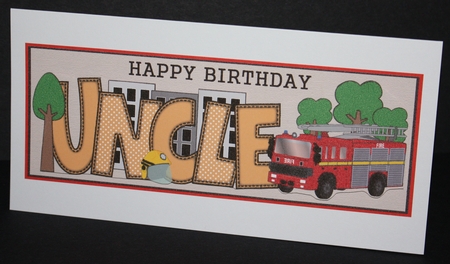 Fire Engine Uncle Large Dl by Marion Kimberley-Scott