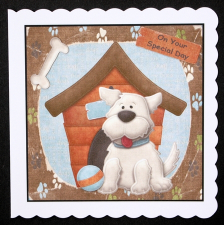 White Westie Dog 8x8 Mini Kit by Marion Kimberley-Scott