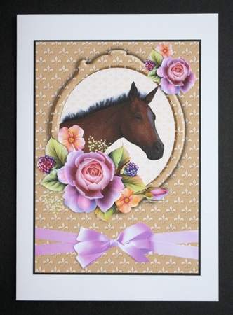 Bay Foal Amongst the Roses by Marion Kimberley-Scott