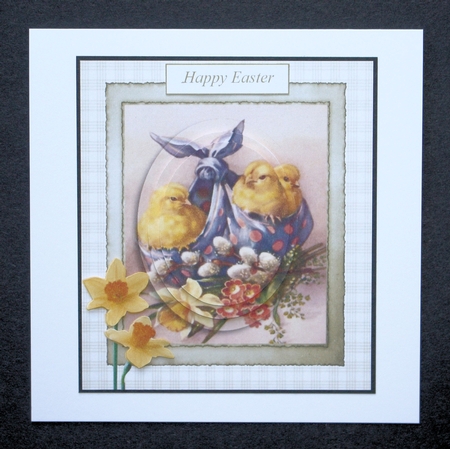Easter Chicks and Daffodils Topper with Layers by Marion Kimberley-Scott
