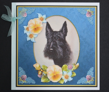 Vintage Dog Someone Special Blue Cf by Marion Kimberley-Scott