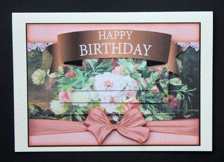 Coloured Banner Tags with Happy Birthday for A4 Cards by Marion Kimberley-Scott