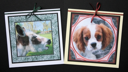 Donkey & Dog Topper by Marion Kimberley-Scott