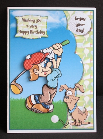 Golf...the retriever by Marion Kimberley-Scott