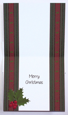 Tartan Christmas Parcel Card Kit by Marion Kimberley-Scott