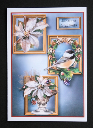 Frame Trio Christmas Bumper Kit 1 (Floral & Cupcakes) by Marion Kimberley-Scott