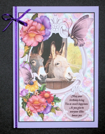 Floral Donkeys by Marion Kimberley-Scott
