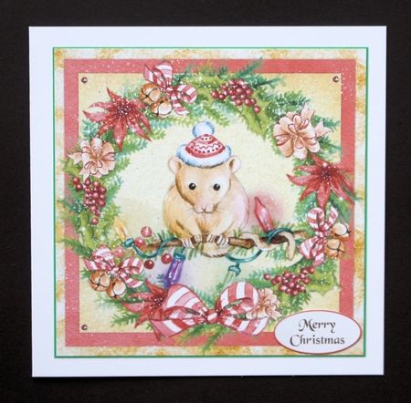 Little Mouse Hanging the Lights by Marion Kimberley-Scott