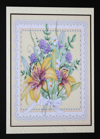 2 Beautiful Bouquet Flower  Toppers by Marion Kimberley-Scott