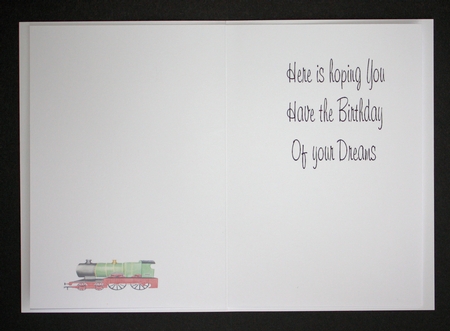 Train Happy Birthday by Marion Kimberley-Scott