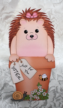 3D Female Relations Tags Decoupage Sheet by Marion Kimberley-Scott