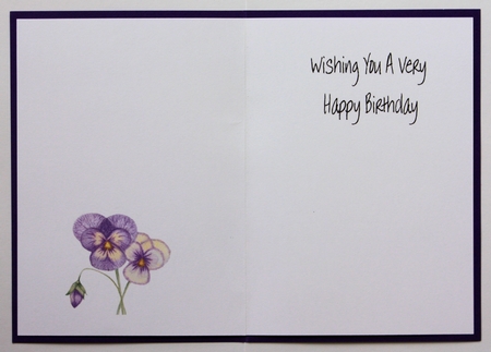 Pansy Insert by Marion Kimberley-Scott