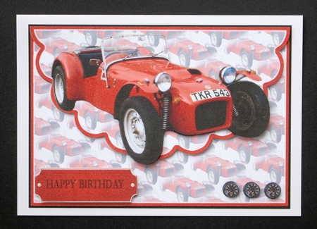 Red Sports Car by Marion Kimberley-Scott