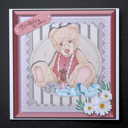 Sewing Bingham Bear by Marion Kimberley-Scott