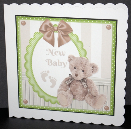 New Baby Teddy Bear by Marion Kimberley-Scott