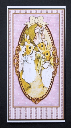 Peter Rabbit DL. Card Front  2 by Marion Kimberley-Scott